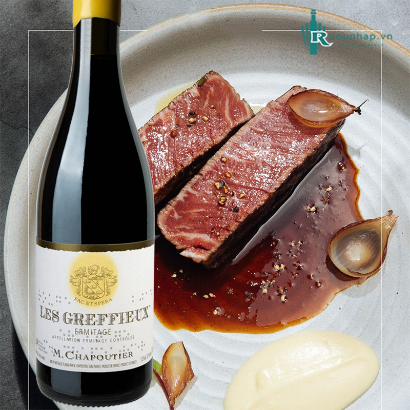 Rượu Vang Les Greffieux Ermitage M Chapoutier 6 Rượu Vang Les Greffieux Ermitage M Chapoutier