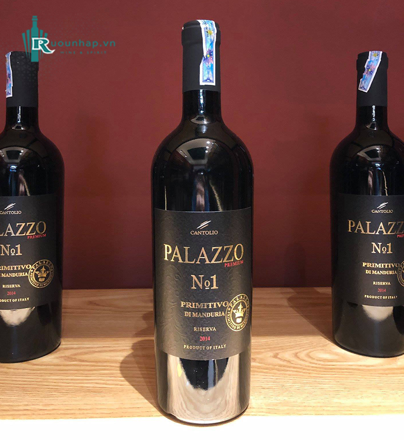 Rượu Vang Palazzo No1 Primitivo di Manduria 6 Rượu Vang Palazzo No1 Primitivo di Manduria
