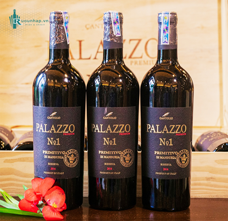 Rượu Vang Palazzo No1 Primitivo di Manduria 5 Rượu Vang Palazzo No1 Primitivo di Manduria