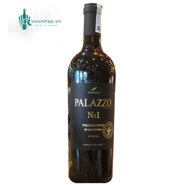 Palazzo No1 Primitivo di Manduria Rượu Vang Palazzo No1 Primitivo di Manduria