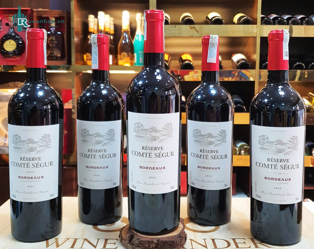Rượu Vang Comte Segur Reserve Bordeaux 6 Rượu Vang Comte Segur Reserve Bordeaux