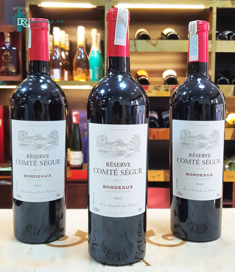 Rượu Vang Comte Segur Reserve Bordeaux 5 Rượu Vang Comte Segur Reserve Bordeaux