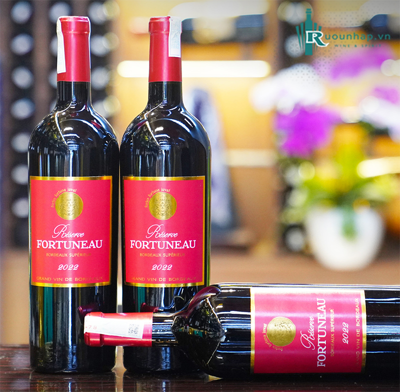 Rượu Vang Fortuneau Reserve Bordeaux Superieur 5 Rượu Vang Fortuneau Reserve Bordeaux Superieur