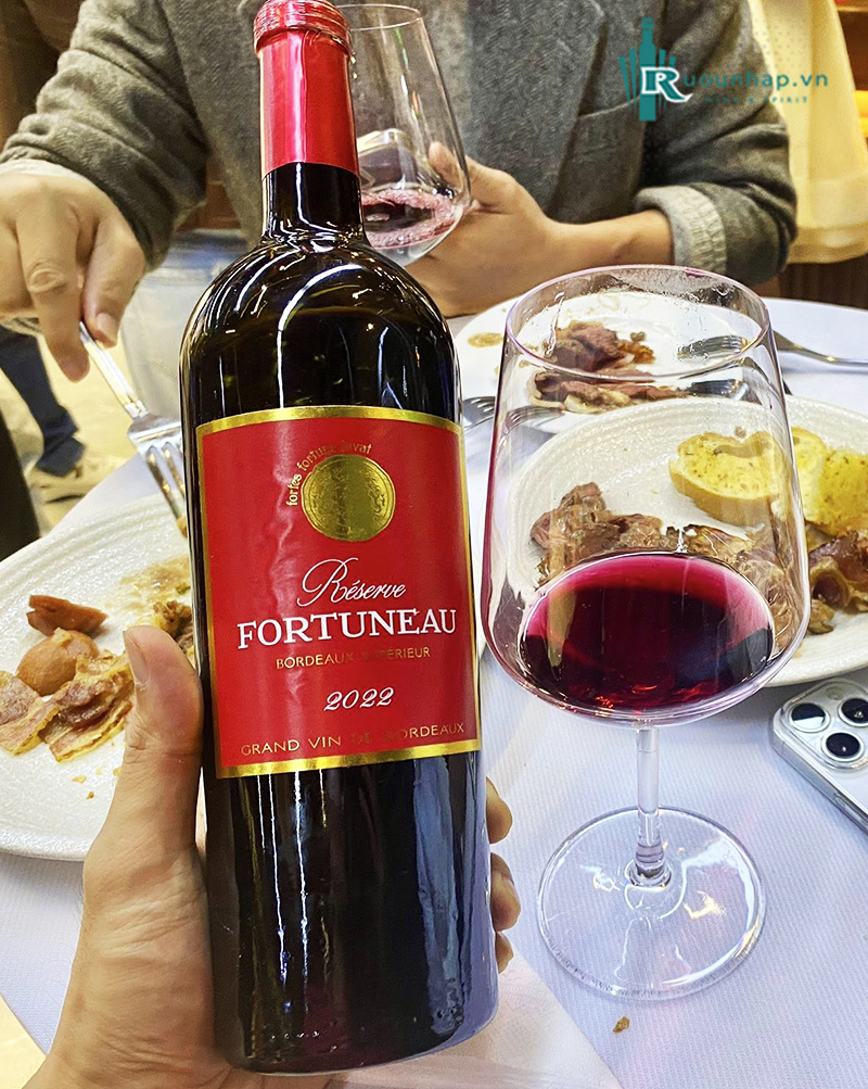 Rượu Vang Fortuneau Reserve Bordeaux Superieur 6 Rượu Vang Fortuneau Reserve Bordeaux Superieur