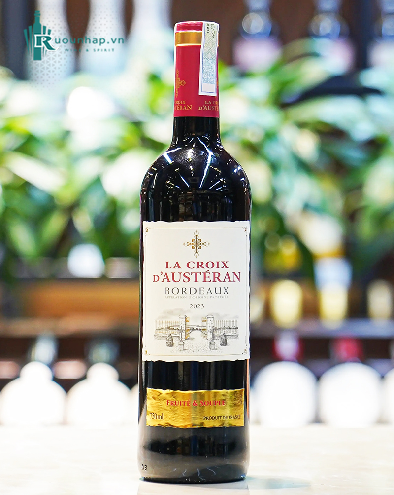 Rượu Vang La Croix d'Austéran Bordeaux Rouge 4 Rượu Vang La Croix d'Austéran Bordeaux Rouge