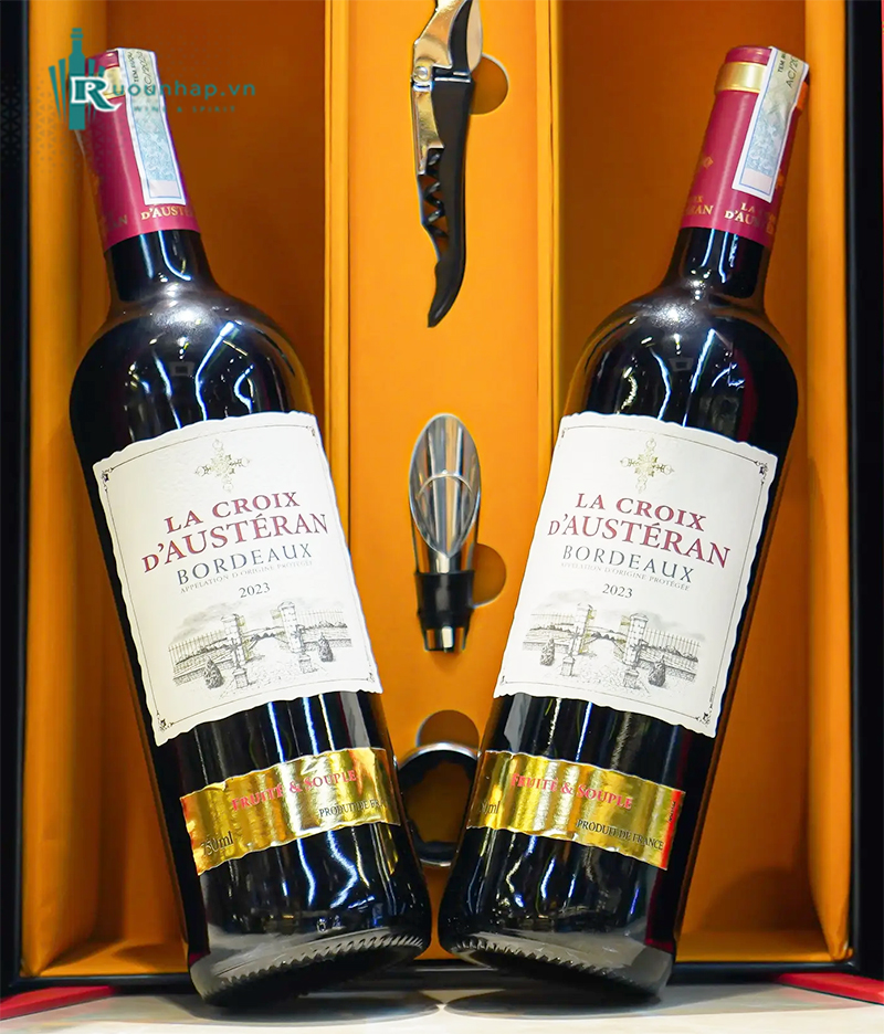 Rượu Vang La Croix d'Austéran Bordeaux Rouge 5 Rượu Vang La Croix d'Austéran Bordeaux Rouge