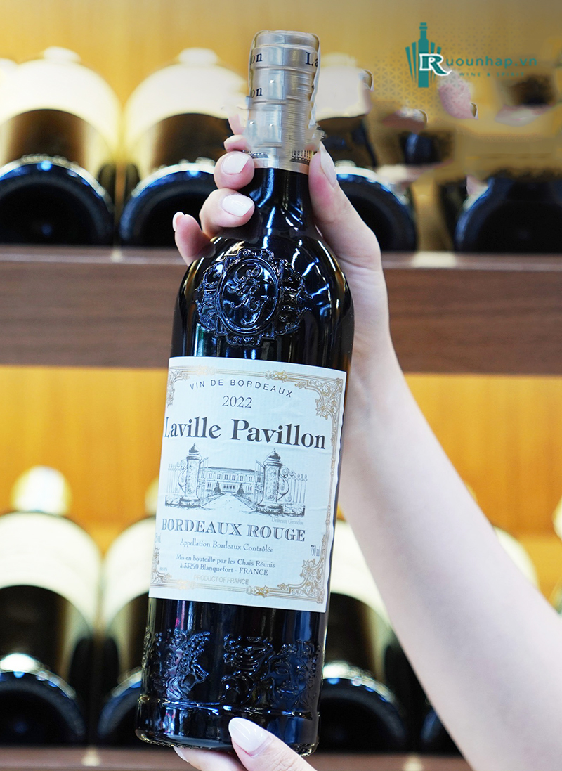 Rượu Vang Laville Pavillon Bordeaux Rouge 4 Rượu Vang Laville Pavillon Bordeaux Rouge