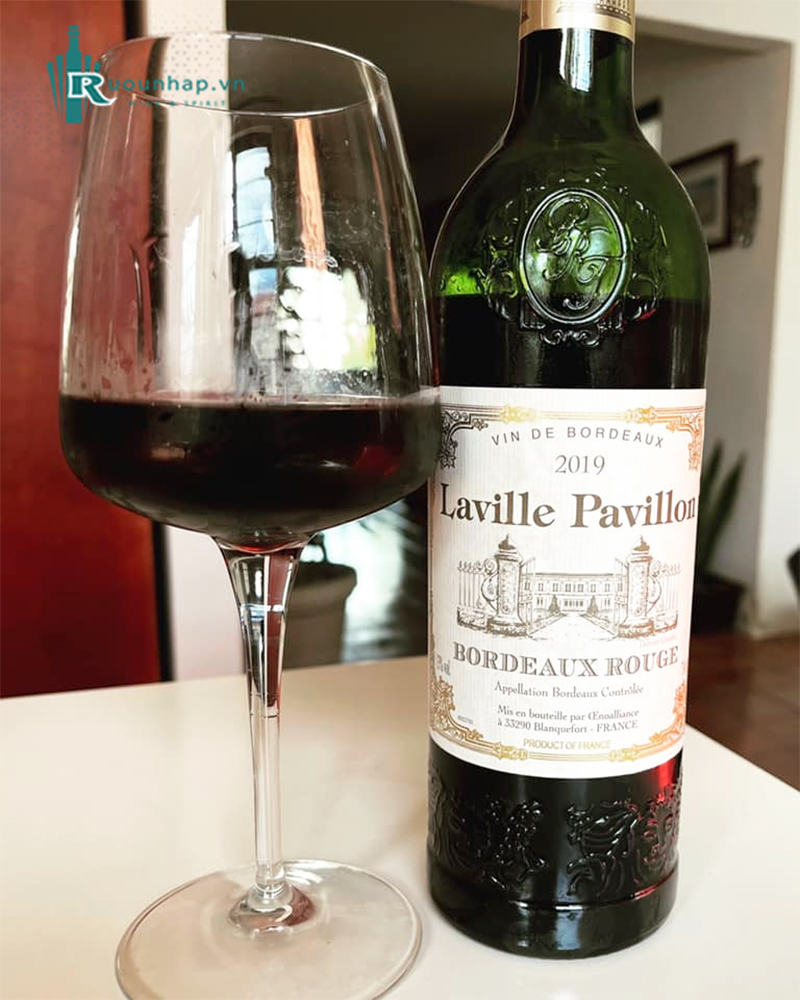 Rượu Vang Laville Pavillon Bordeaux Rouge 6 Rượu Vang Laville Pavillon Bordeaux Rouge