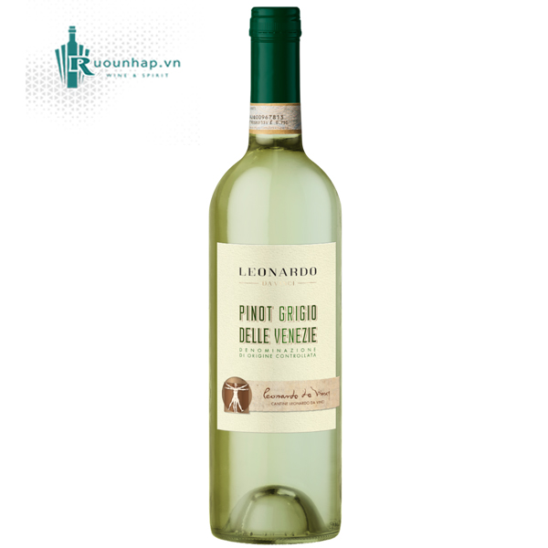 Leonardo Da Vinci Pinot Grigio Delle Venezie Rượu Vang Leonardo Da Vinci Pinot Grigio Delle Venezie
