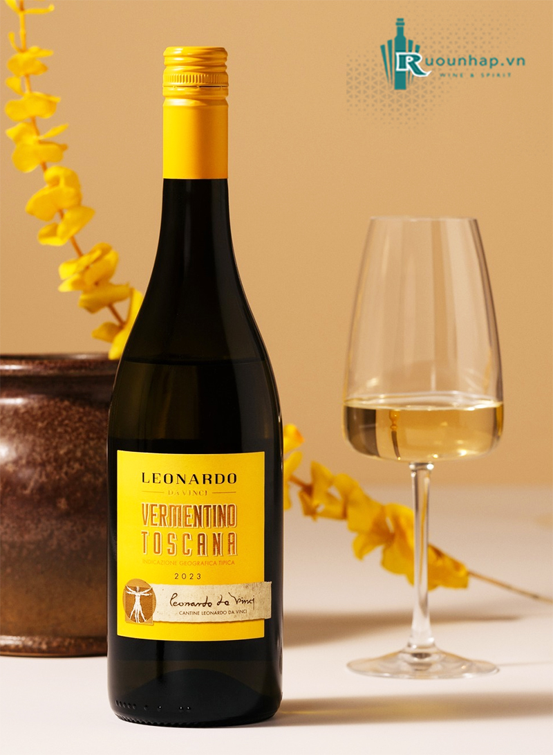 Rượu Vang Leonardo Da Vinci Vermentino Toscana 4 Rượu Vang Leonardo Da Vinci Vermentino Toscana