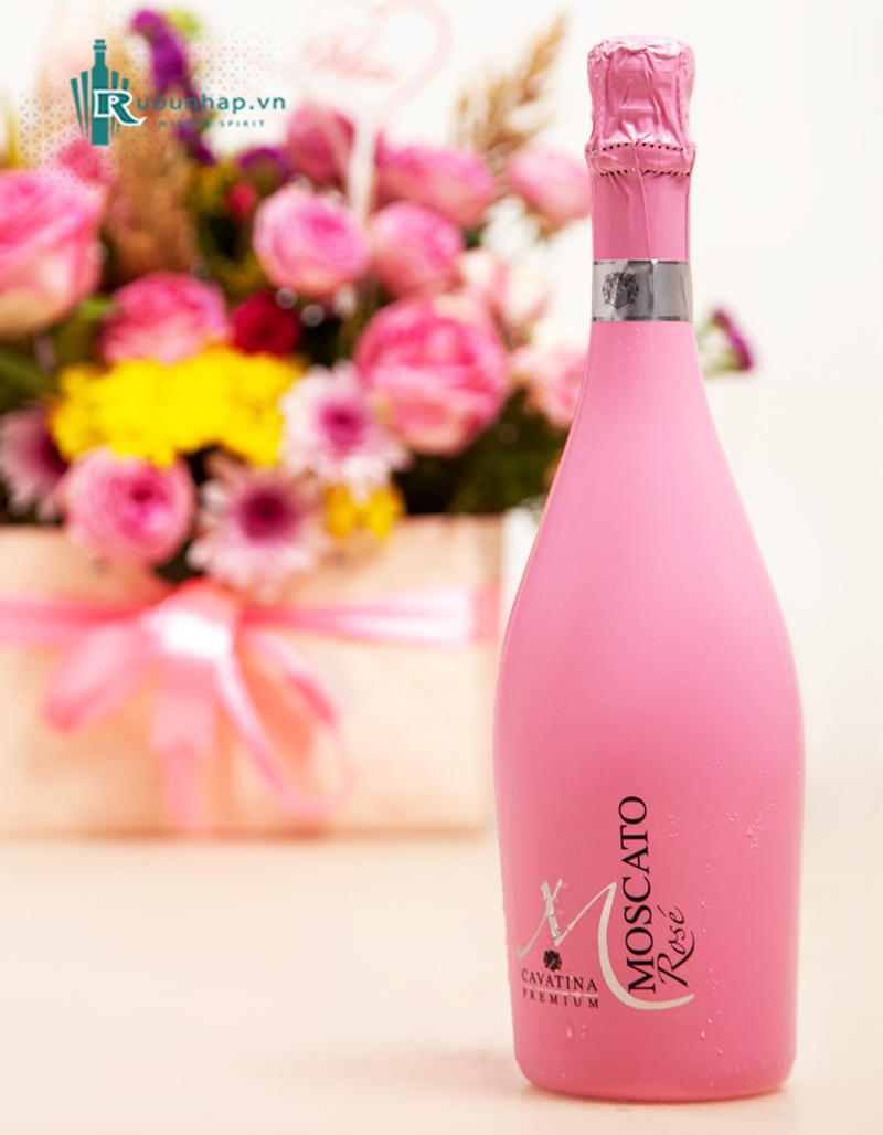 Rượu Vang Moscato Cavatina Rose 6 Rượu Vang Moscato Cavatina Rose
