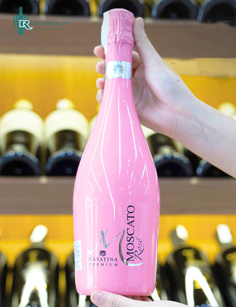 Rượu Vang Moscato Cavatina Rose 4 Rượu Vang Moscato Cavatina Rose