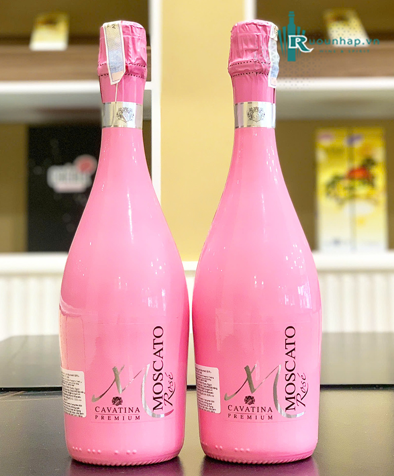 Rượu Vang Moscato Cavatina Rose 5 Rượu Vang Moscato Cavatina Rose