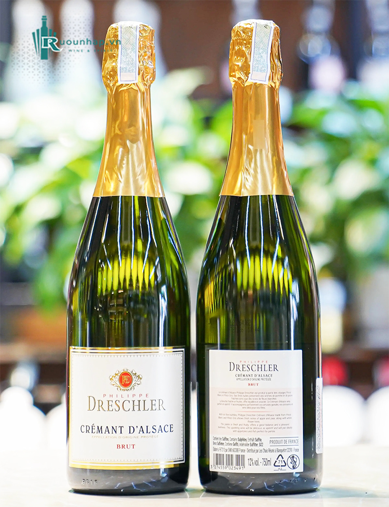 Rượu Vang Philippe Dreschler Crémant d'Alsace Brut 6 Rượu Vang Philippe Dreschler Crémant d'Alsace Brut