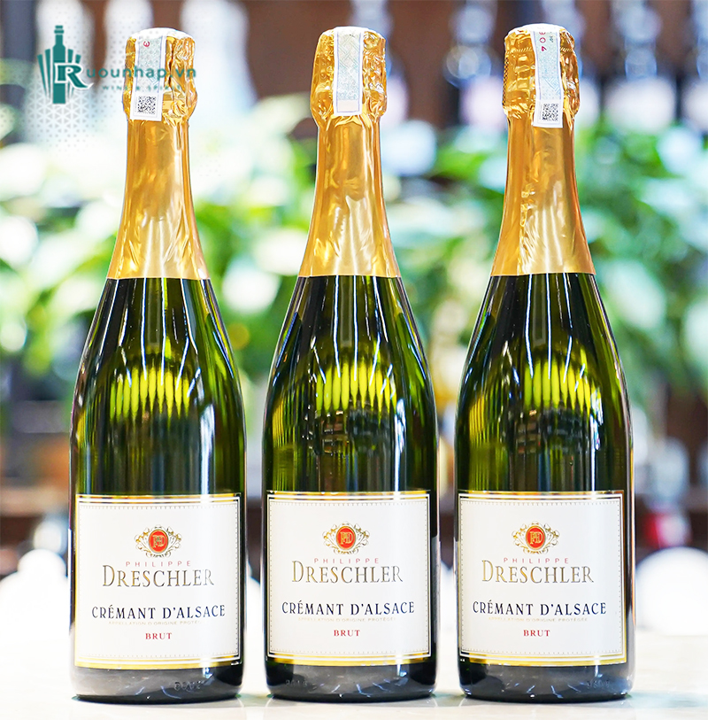 Rượu Vang Philippe Dreschler Crémant d'Alsace Brut 5 Rượu Vang Philippe Dreschler Crémant d'Alsace Brut