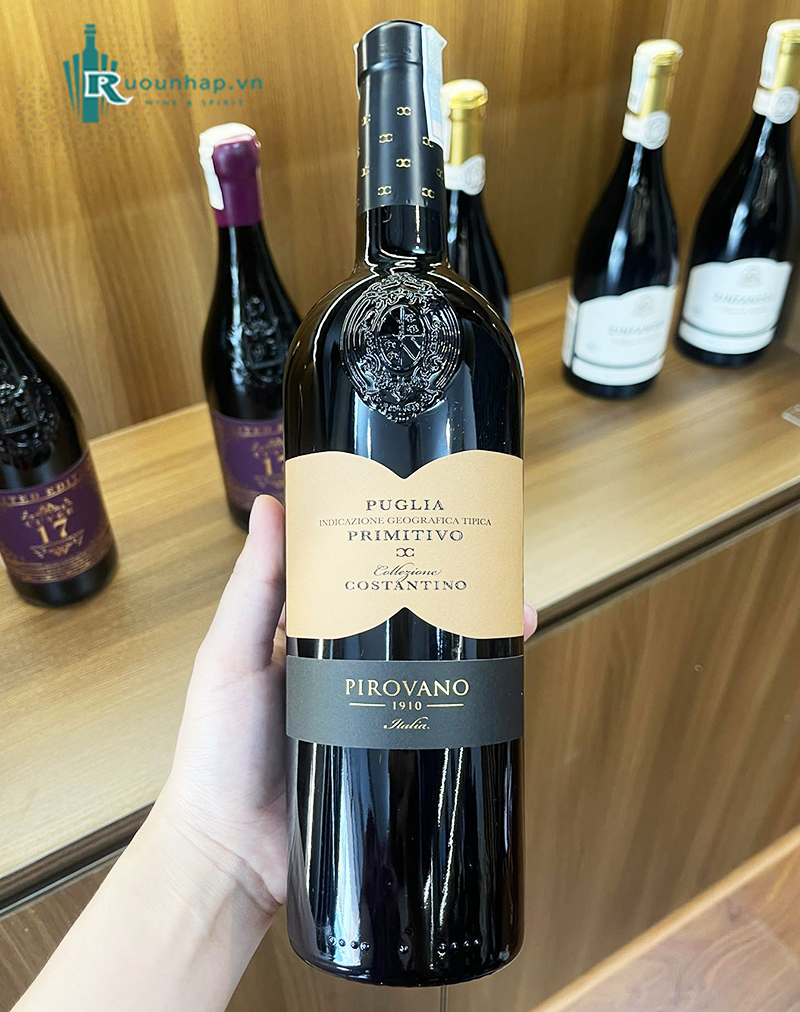 Rượu Vang Pirovano Collezione Costantino Primitivo Puglia 4 Rượu Vang Pirovano Collezione Costantino Primitivo Puglia