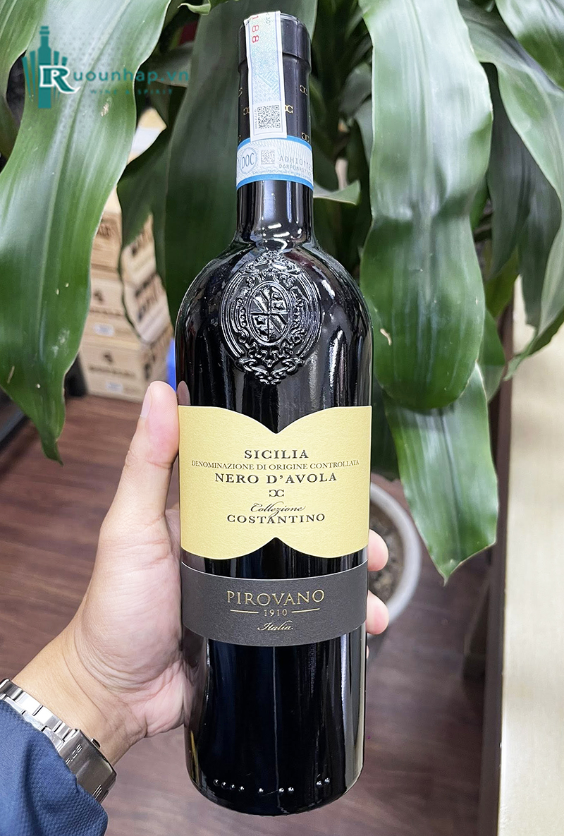Rượu Vang Pirovano Collezione Costantino Sicilia Nero D'Avola 4 Rượu Vang Pirovano Collezione Costantino Sicilia Nero D'Avola