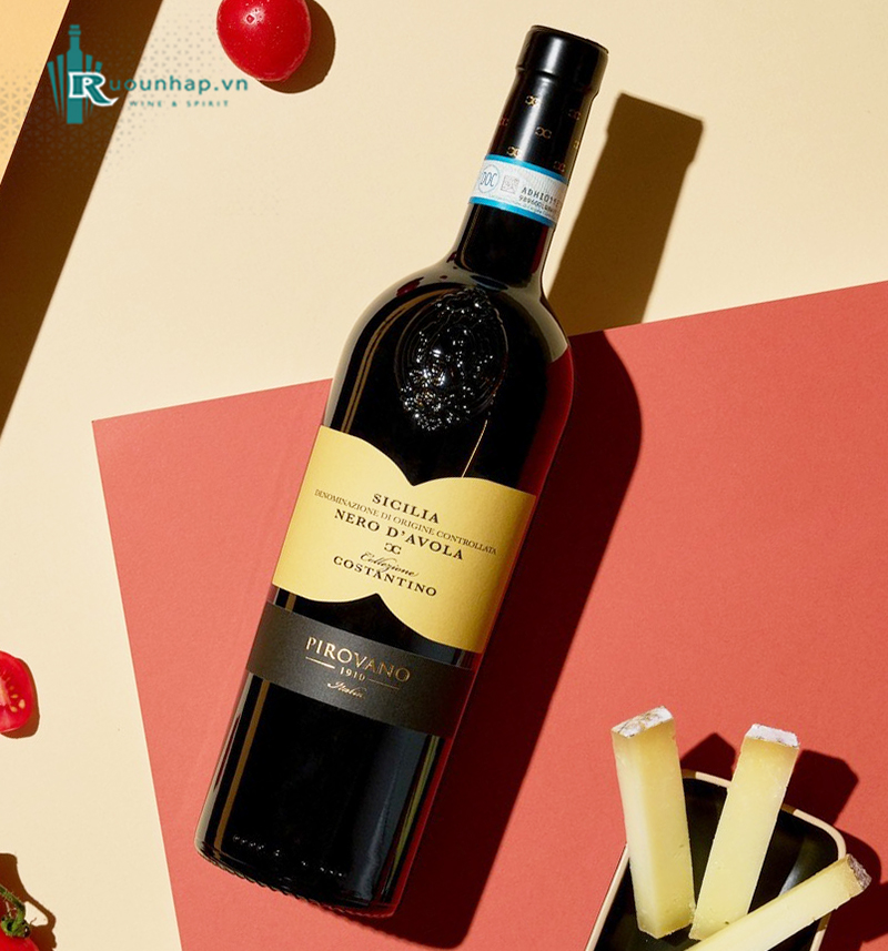 Rượu Vang Pirovano Collezione Costantino Sicilia Nero D'Avola 5 Rượu Vang Pirovano Collezione Costantino Sicilia Nero D'Avola