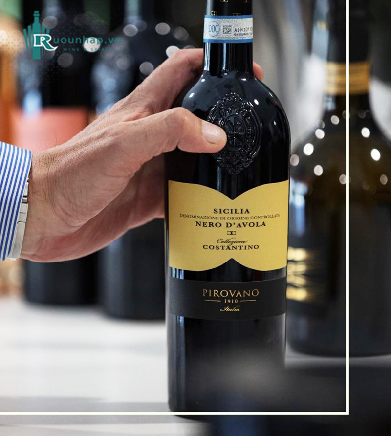 Rượu Vang Pirovano Collezione Costantino Sicilia Nero D'Avola 6 Rượu Vang Pirovano Collezione Costantino Sicilia Nero D'Avola
