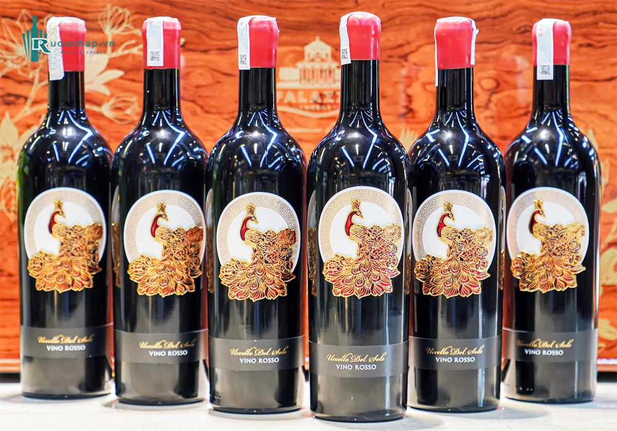 Rượu Vang Uccello Del Sole Vino Rosso 6 Rượu Vang Uccello Del Sole Vino Rosso