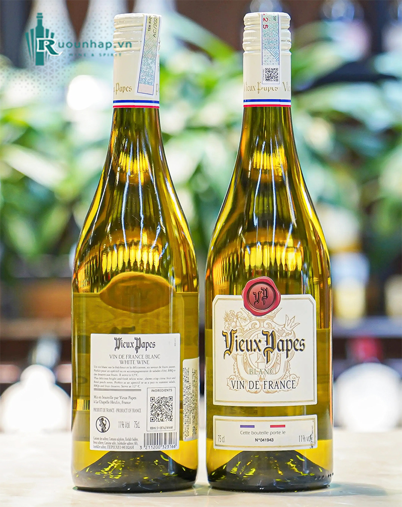 Rượu Vang Vieux Papes Blanc 5 Rượu Vang Vieux Papes Blanc