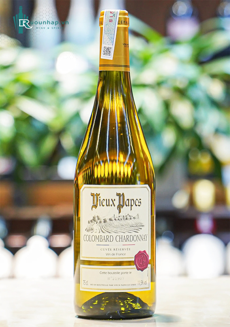 Rượu Vang Vieux Papes Cuvée Réservée Colombard Chardonnay 4 Rượu Vang Vieux Papes Cuvée Réservée Colombard Chardonnay