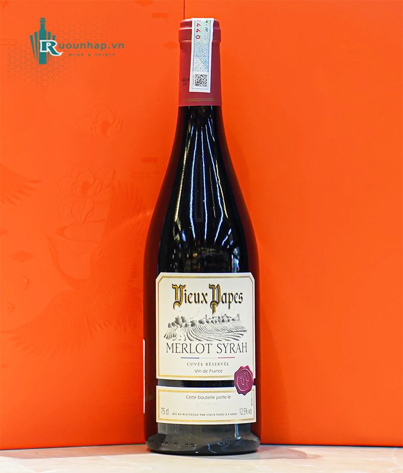 Rượu Vang Vieux Papes Cuvée Réservée Merlot Syrah 4 Rượu Vang Vieux Papes Cuvée Réservée Merlot Syrah