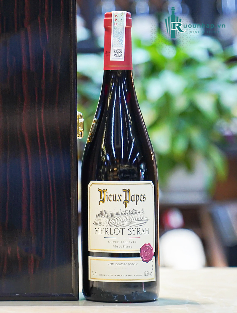 Rượu Vang Vieux Papes Cuvée Réservée Merlot Syrah 6 Rượu Vang Vieux Papes Cuvée Réservée Merlot Syrah