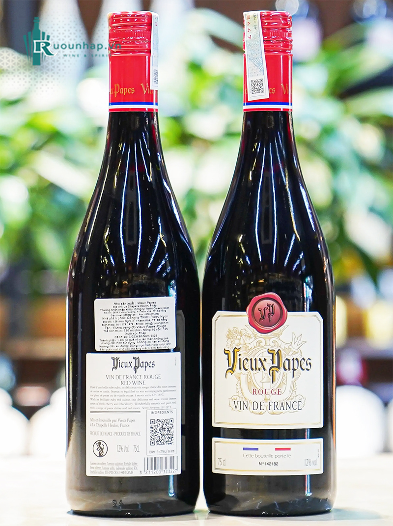 Rượu Vang Vieux Papes Rouge 6 Rượu Vang Vieux Papes Rouge
