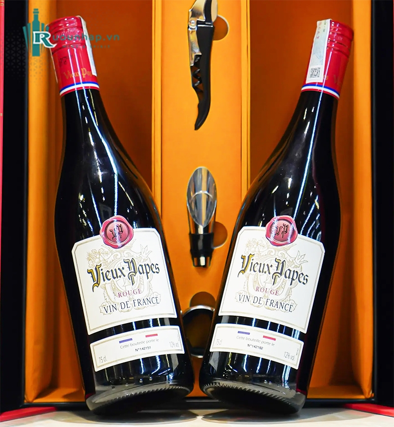 Rượu Vang Vieux Papes Rouge 5 Rượu Vang Vieux Papes Rouge