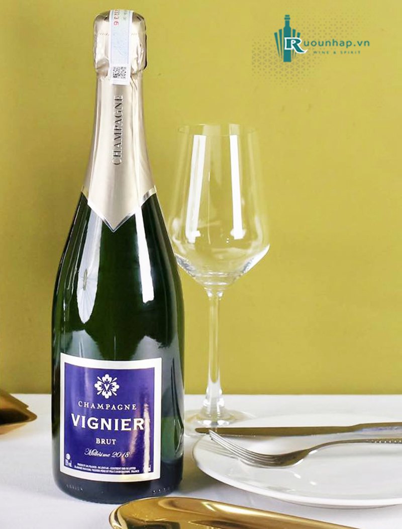 Rượu Champagne Vignier Brut 6 Rượu Champagne Vignier Brut