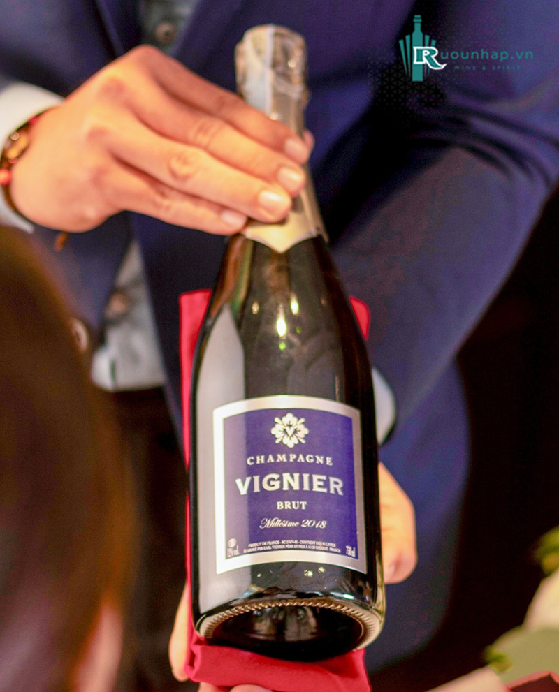 Rượu Champagne Vignier Brut 4 Rượu Champagne Vignier Brut