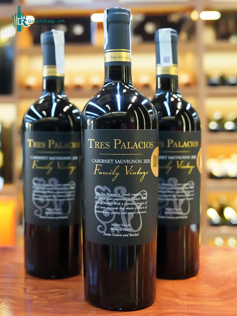 Rượu Vang Tres Palacios Family Vintage Cabernet Sauvignon 5 Rượu Vang Tres Palacios Family Vintage Cabernet Sauvignon