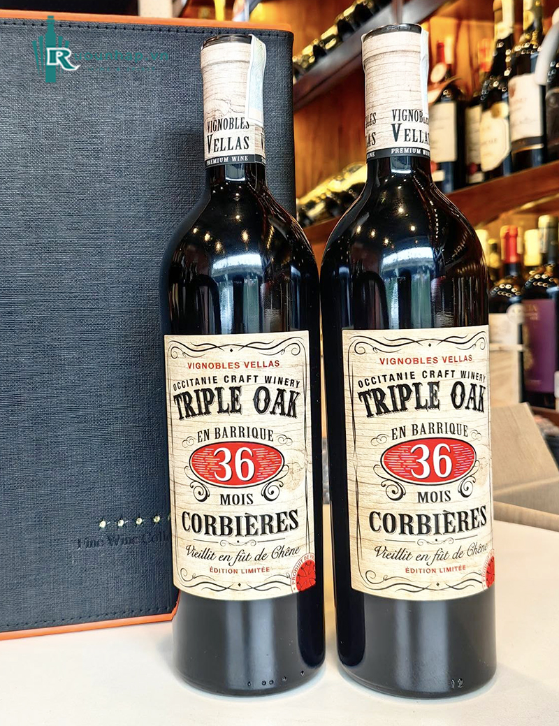 Rượu Vang Triple Oak 36 Mois Corbieres 5 Rượu Vang Triple Oak 36 Mois Corbieres