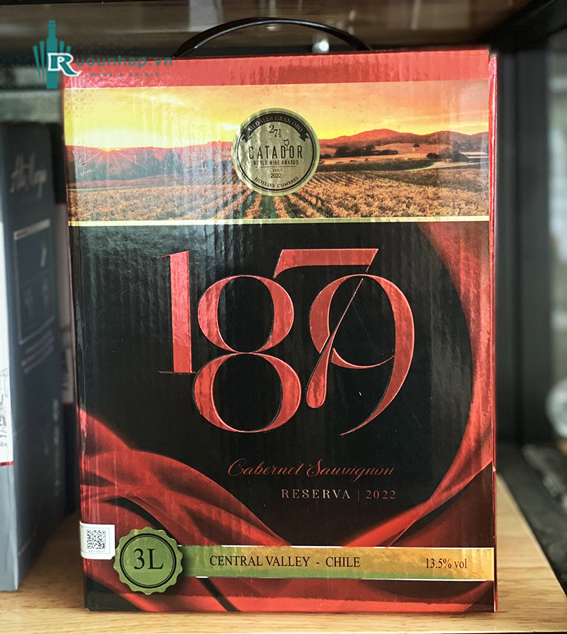 Rượu Vang Bịch 1879 Cabernet Sauvignon 3L 6 Rượu Vang Bịch 1879 Cabernet Sauvignon 3L