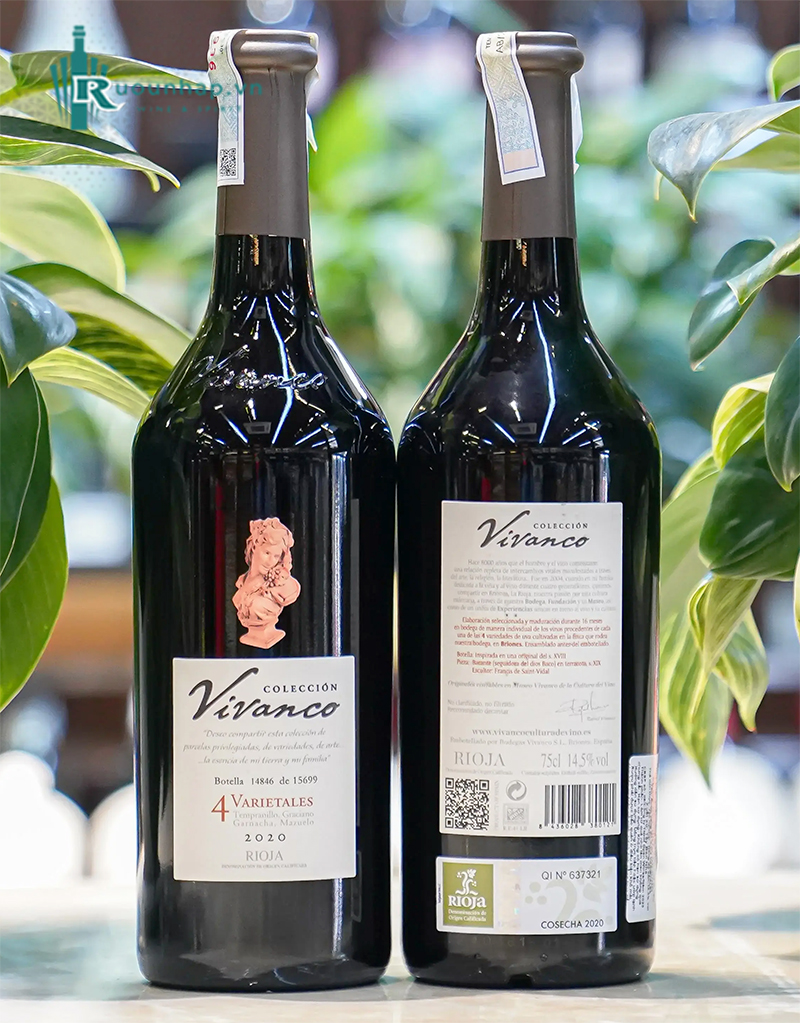 Rượu Vang Coleccion Vivanco 4 Varietales 5 Rượu Vang Coleccion Vivanco 4 Varietales