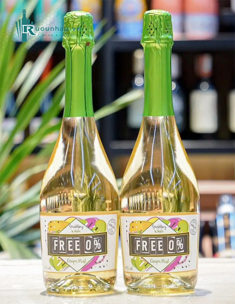 Rượu Vang Free 0% White Sparkling 6 Rượu Vang Free 0% White Sparkling
