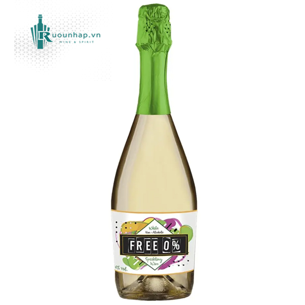 Free 0% White Sparkling Rượu Vang Free 0% White Sparkling