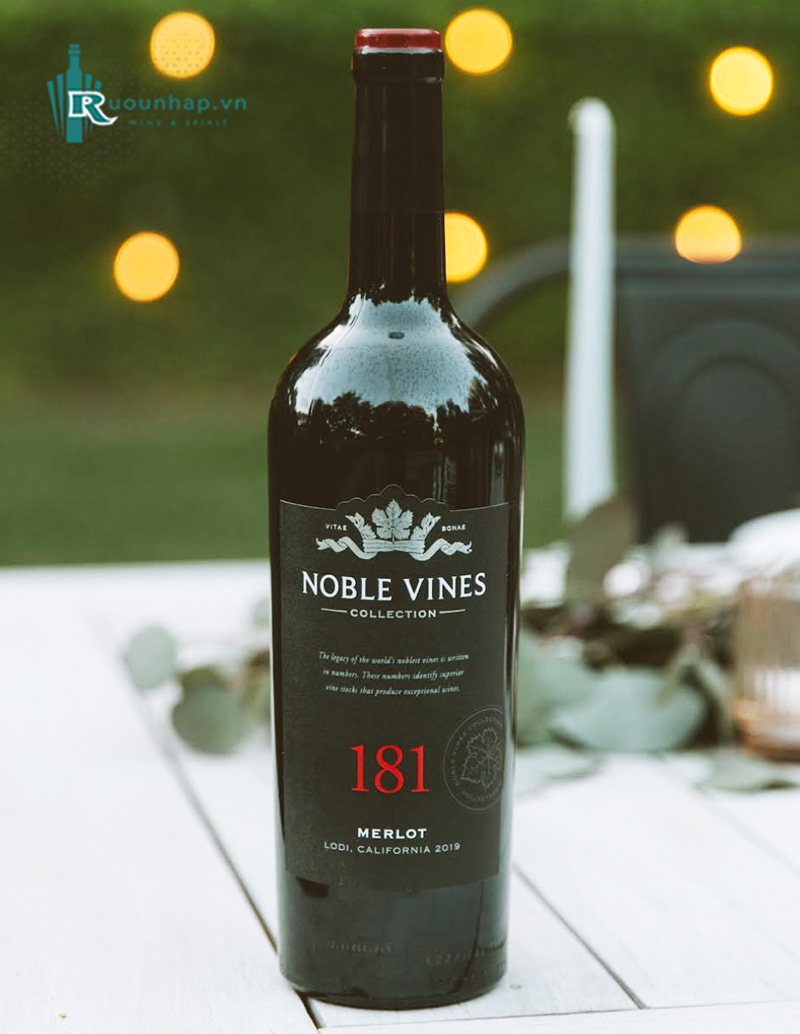 Rượu Vang Noble Vines 181 Merlot 5 Rượu Vang Noble Vines 181 Merlot