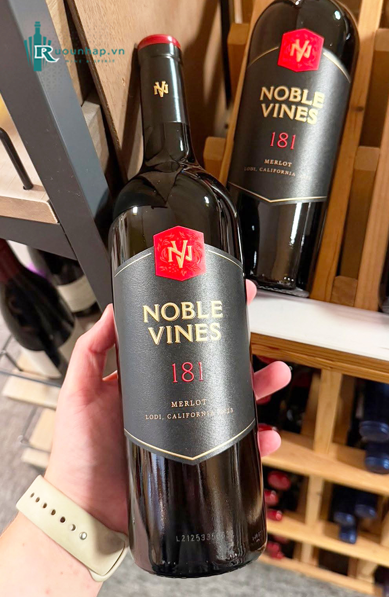 Rượu Vang Noble Vines 181 Merlot 4 Rượu Vang Noble Vines 181 Merlot
