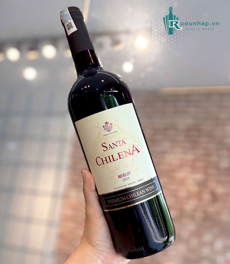 Rượu Vang Santa Chilena Merlot 4 Rượu Vang Santa Chilena Merlot