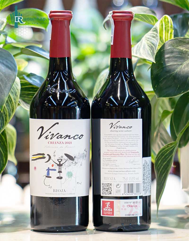 Rượu Vang Vivanco Crianza 5 Rượu Vang Vivanco Crianza