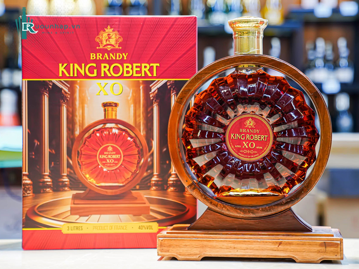 Rượu Brandy XO King Robert 3L 4 Rượu Brandy XO King Robert 3L