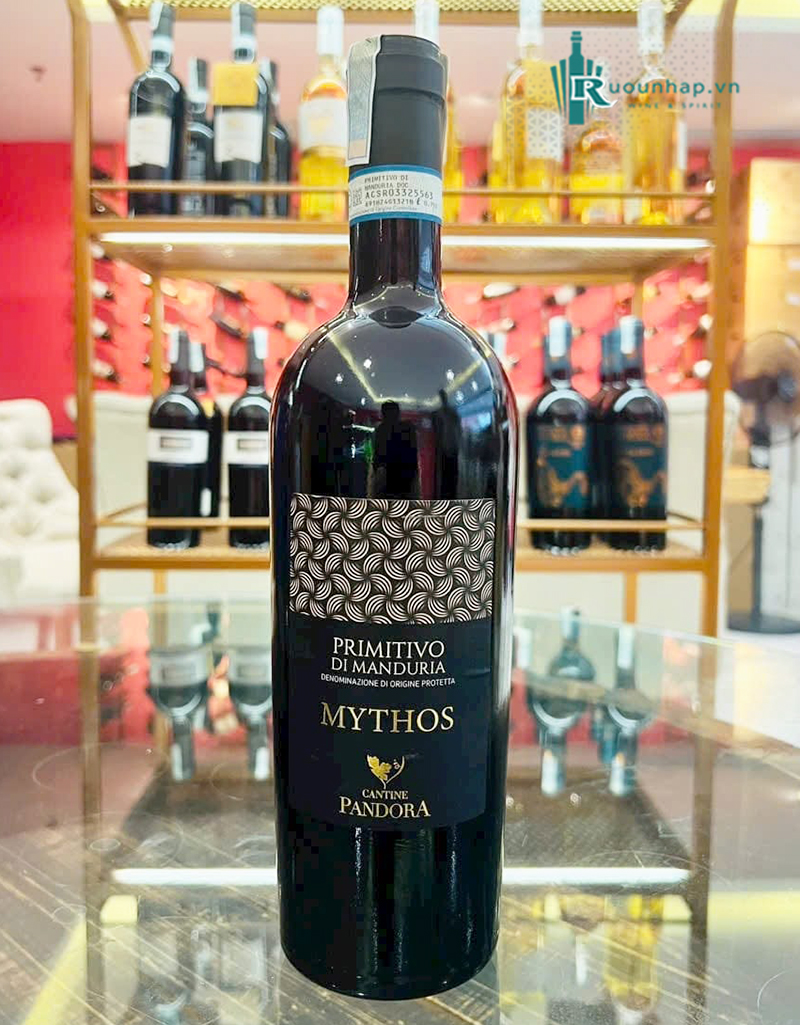Rượu Vang Cantine Pandora Mythos Primitivo DOP 4 Rượu Vang Cantine Pandora Mythos Primitivo DOP