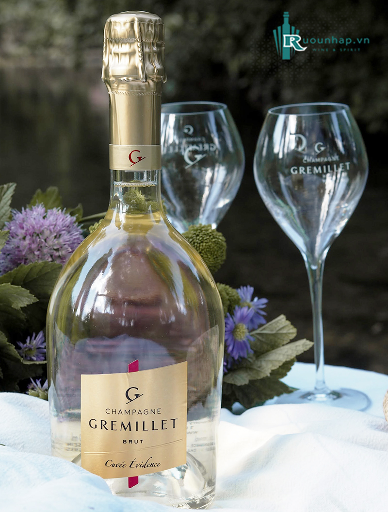 Rượu Champagne Gremillet Cuvée Evidence Brut 4 Rượu Champagne Gremillet Cuvée Evidence Brut