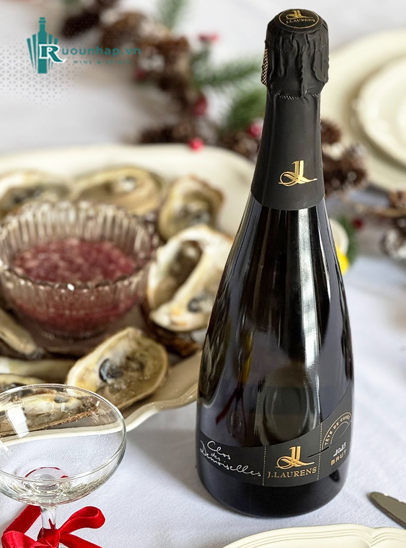 Rượu Clos des Demoiselles Crémant de Limoux Tête de Cuvée Brut 4 Rượu Clos des Demoiselles Crémant de Limoux Tête de Cuvée Brut