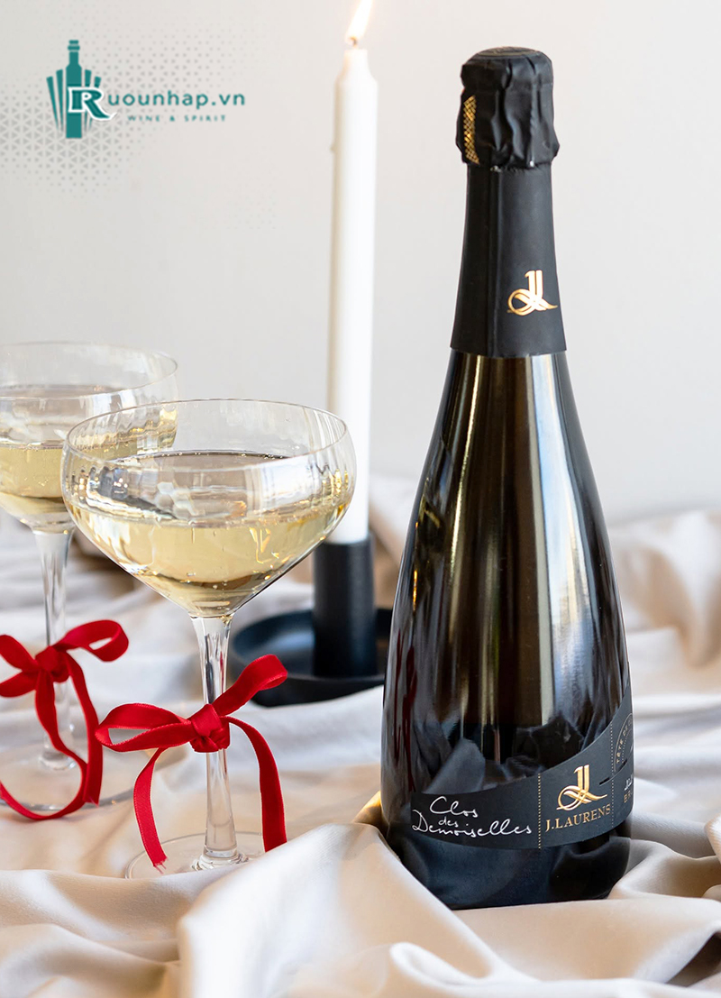 Rượu Clos des Demoiselles Crémant de Limoux Tête de Cuvée Brut 6 Rượu Clos des Demoiselles Crémant de Limoux Tête de Cuvée Brut