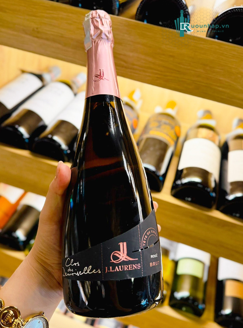 Rượu Clos des Demoiselles Crémant de Limoux Tête de Cuvée Rose Brut 4 Rượu Clos des Demoiselles Crémant de Limoux Tête de Cuvée Rose Brut