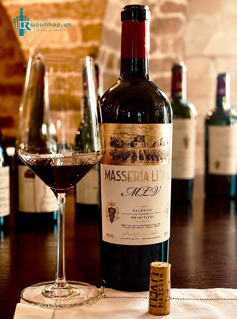 Rượu Vang Masseria Li Veli MLV Salento IGT 4 Rượu Vang Masseria Li Veli MLV Salento IGT