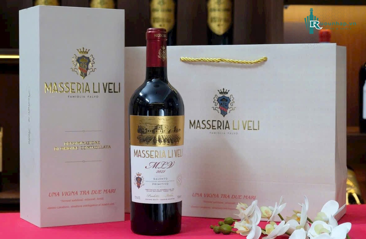 Rượu Vang Masseria Li Veli MLV Salento IGT 5 Rượu Vang Masseria Li Veli MLV Salento IGT